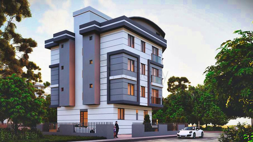 2+1 and 3+1 duplex apartments in Kepez - Antalya area  