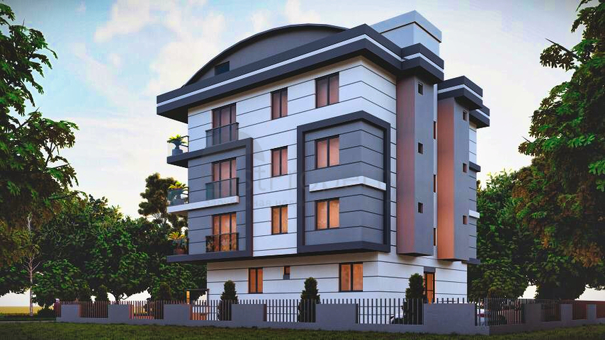 2+1 and 3+1 duplex apartments in Kepez - Antalya area  