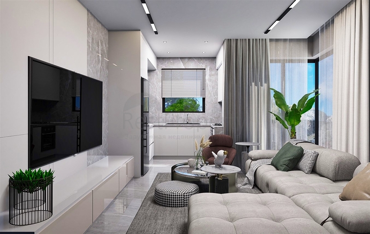 2+1 duplex apartments in the Persimmon - Antalya neighborhood