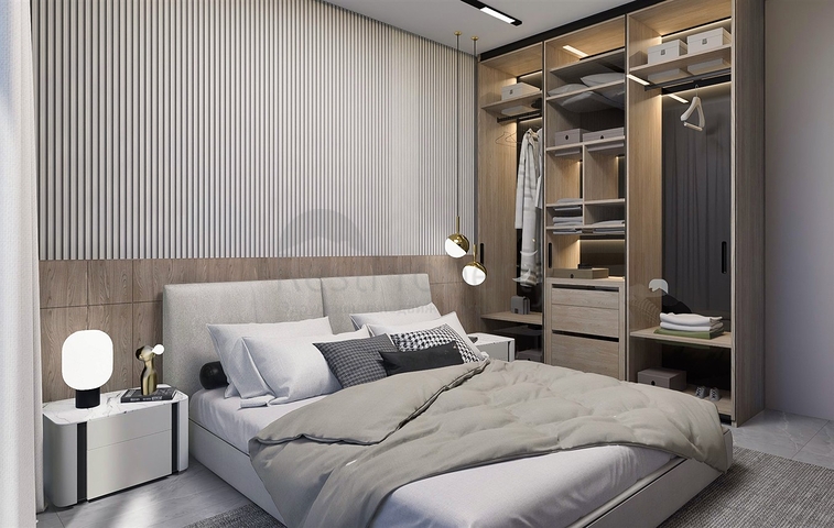 2+1 duplex apartments in the Persimmon - Antalya neighborhood