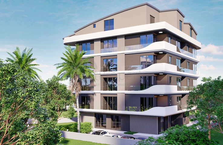 2+1 duplex apartments in the Persimmon - Antalya neighborhood