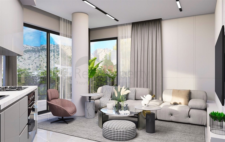 2+1 duplex apartments in the Persimmon - Antalya neighborhood