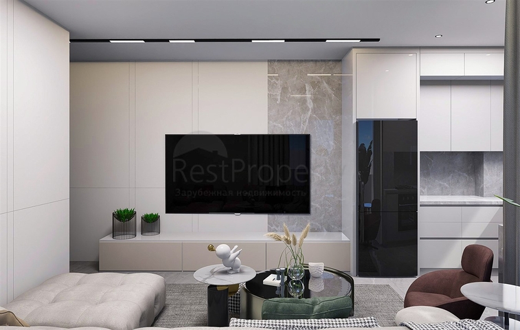 2+1 duplex apartments in the Persimmon - Antalya neighborhood