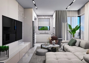 2+1 duplex apartments in the Persimmon - Antalya neighborhood