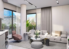 2+1 duplex apartments in the Persimmon - Antalya neighborhood