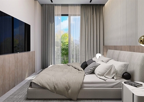 2+1 duplex apartments in the Persimmon - Antalya neighborhood