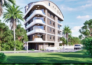 2+1 duplex apartments in the Persimmon - Antalya neighborhood
