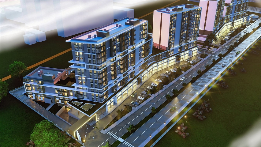 1+1 and 2+1 apartments in Kepez - Antalya area