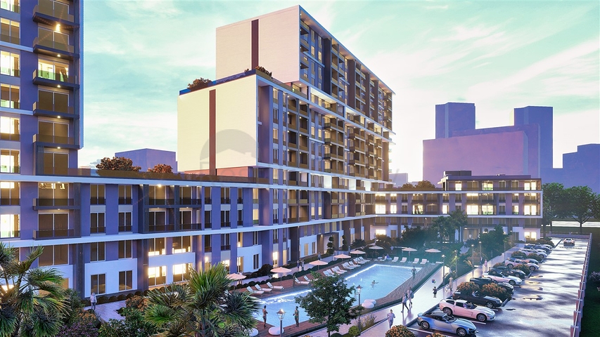 1+1 and 2+1 apartments in Kepez - Antalya area