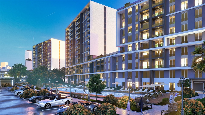 1+1 and 2+1 apartments in Kepez - Antalya area