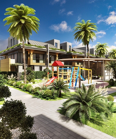 4+1 villas in Doshemealti - Antalya area 