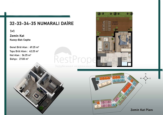 Investment project in the Altyntas - Antalya area