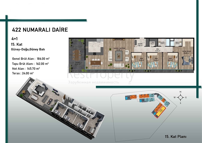 Investment project in the Altyntas - Antalya area