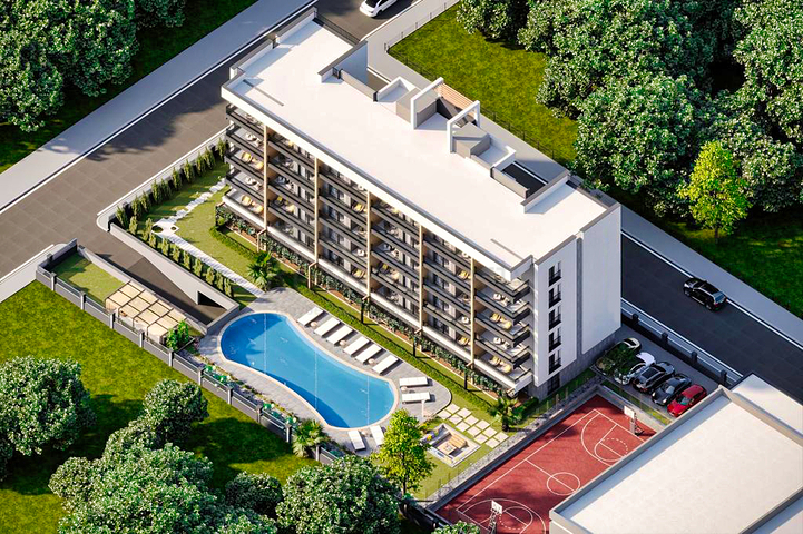 1+1 and 2+1 apartments in Altyntas - Antalya area 