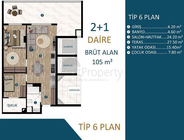 Investment project in Kepez - Antalya area 