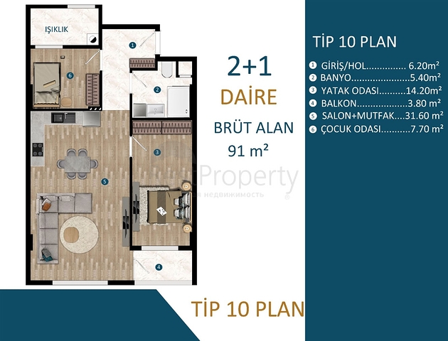 Investment project in Kepez - Antalya area 
