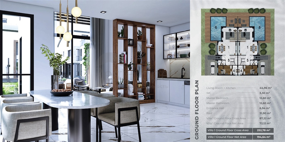 5+1 villa in Side Antalya area  5+1 villa in Side Antalya area