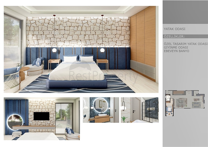 A 6+1 villa in Ermenek Antalya neighborhood