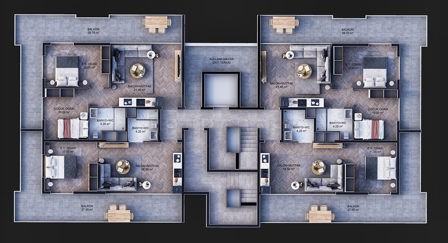 Investment project in Kepez - Antalya area 