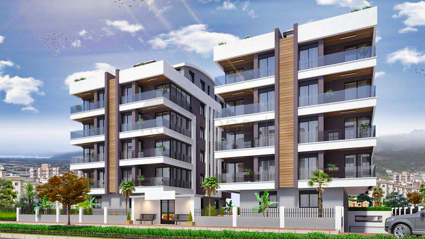 Residential complex in the center of Antalya, near the sea 