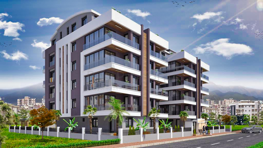 Residential complex in the center of Antalya, near the sea 