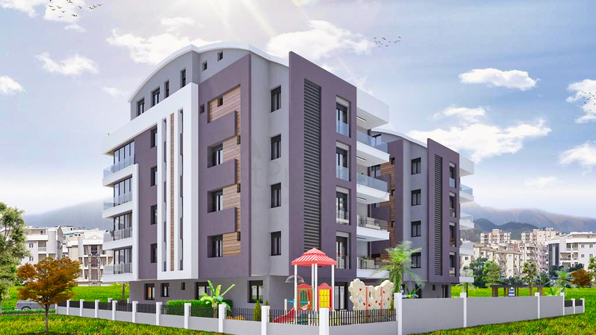 Residential complex in the center of Antalya, near the sea 