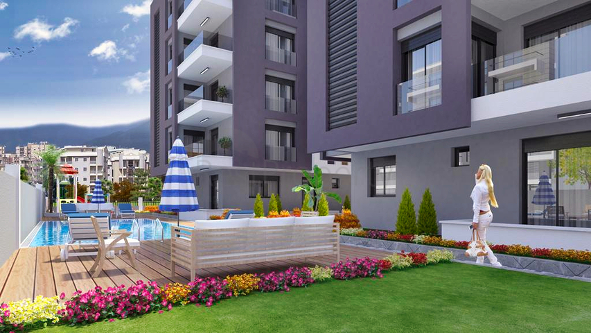 Residential complex in the center of Antalya, near the sea 