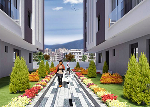 Residential complex in the center of Antalya, near the sea 