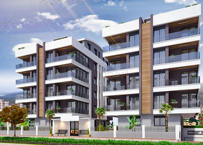 Residential complex in the center of Antalya, near the sea 