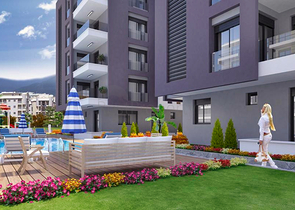 Residential complex in the center of Antalya, near the sea 