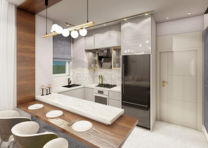 1+1 apartments in Kepez - Antalya area 