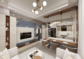 1+1 apartments in Kepez - Antalya area 