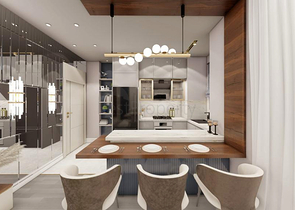 1+1 apartments in Kepez - Antalya area 