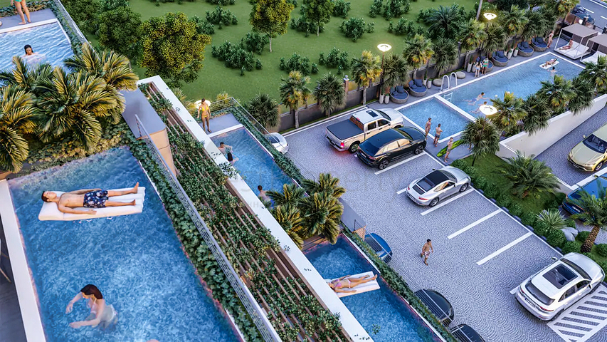 1+1 apartments in Altyntas - Antalya area 