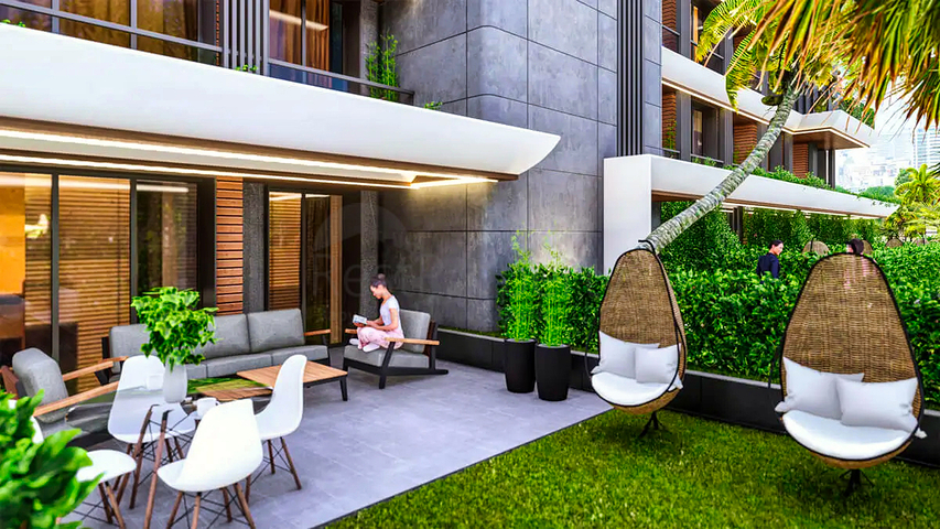 1+1 apartments in Altyntas - Antalya area 