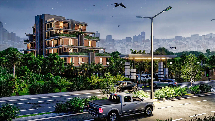 1+1 apartments in Altyntas - Antalya area 