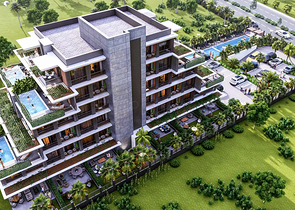 1+1 apartments in Altyntas - Antalya area 