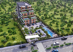 1+1 apartments in Altyntas - Antalya area 