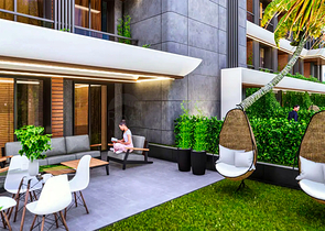 1+1 apartments in Altyntas - Antalya area 