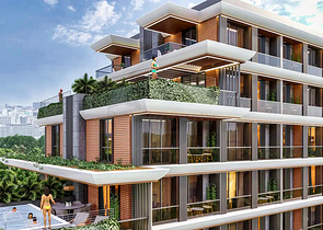 1+1 apartments in Altyntas - Antalya area 