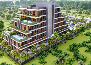 1+1 apartments in Altyntas - Antalya area 