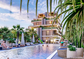 1+1 apartments in Altyntas - Antalya area 