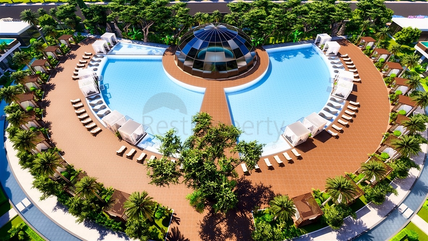 1+1 apartments in Altyntas - Antalya area