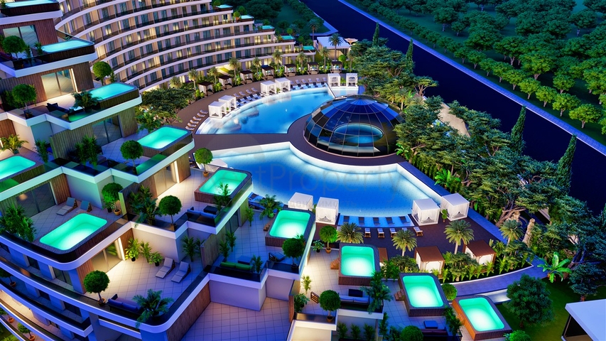 1+1 apartments in Altyntas - Antalya area
