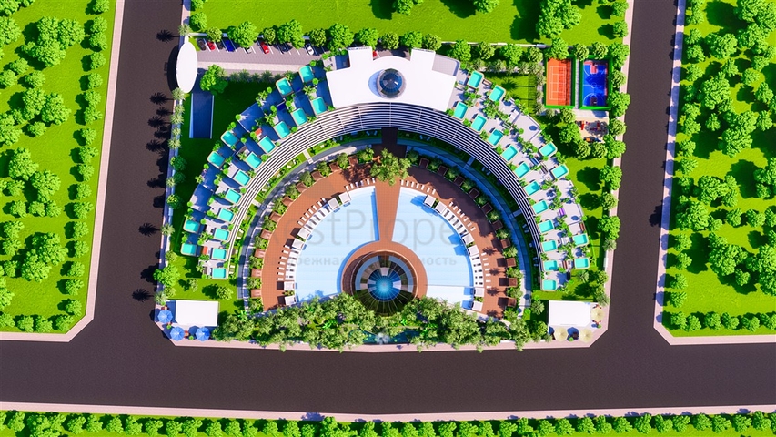 1+1 apartments in Altyntas - Antalya area