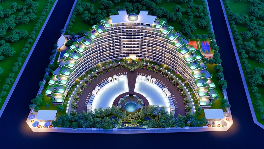 1+1 apartments in Altyntas - Antalya area