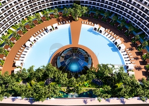 1+1 apartments in Altyntas - Antalya area