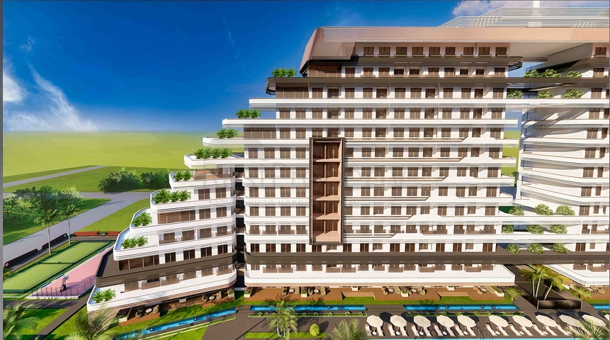 1+1 apartment in Altyntas - Antalya area