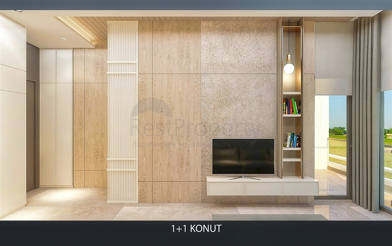 1+1 apartment in Altyntas - Antalya area