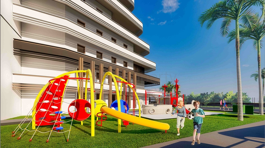 1+1 apartment in Altyntas - Antalya area